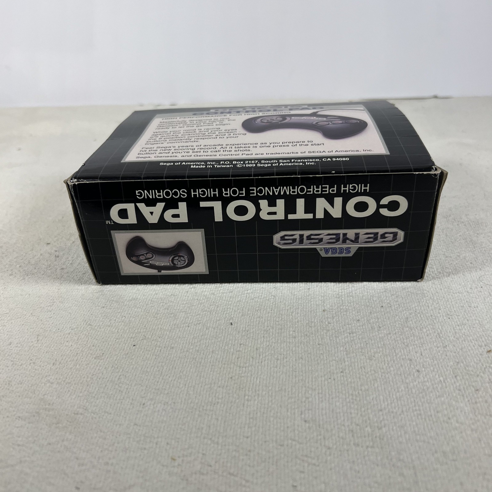 OEM Official Sega Genesis Control Pad 3 Button Controller 1650 With Box Tested