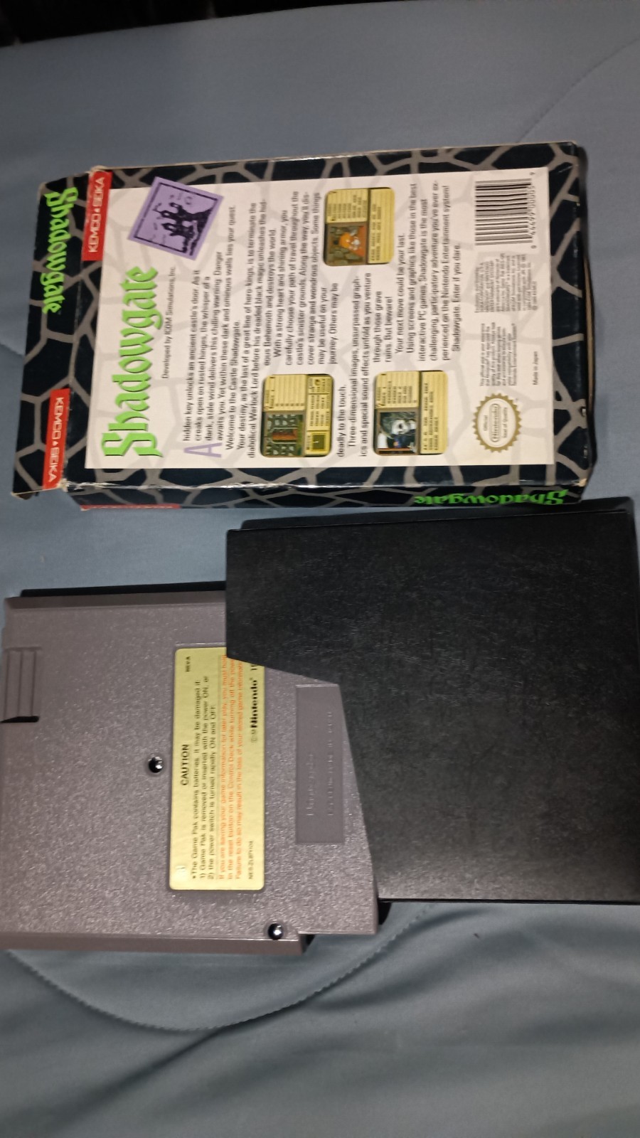 Kemco/Seika Shadowgate Nintendo NES NTSC-U/C (US/Canada) w/ Box Manual