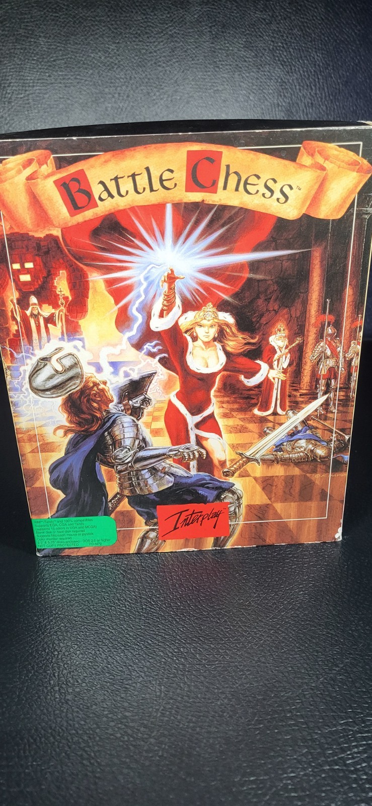 Battle Chess By Interplay Big Box PC Game 1990 IBM Tandy Windows Floppy Disk 3.0