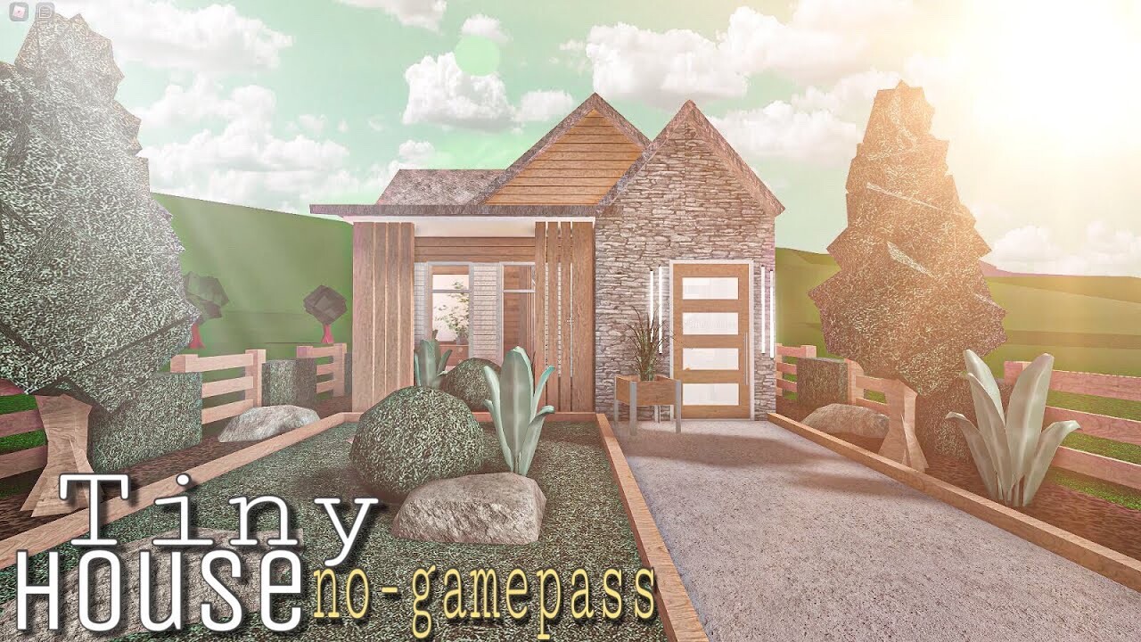 TINY BLOXBURG STARTER HOUSE NO GAMEPASS.PERSONAL BUILDER FOR CHEAP PRICE