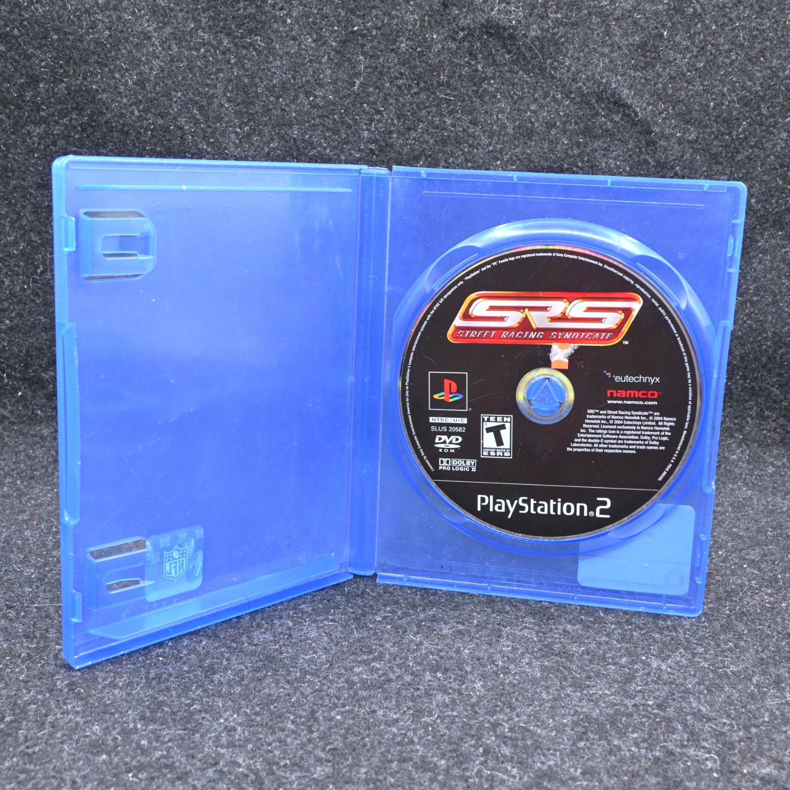 SRS: Street Racing Syndicate (Sony PlayStation 2, 2004) Disc Only – Tested!