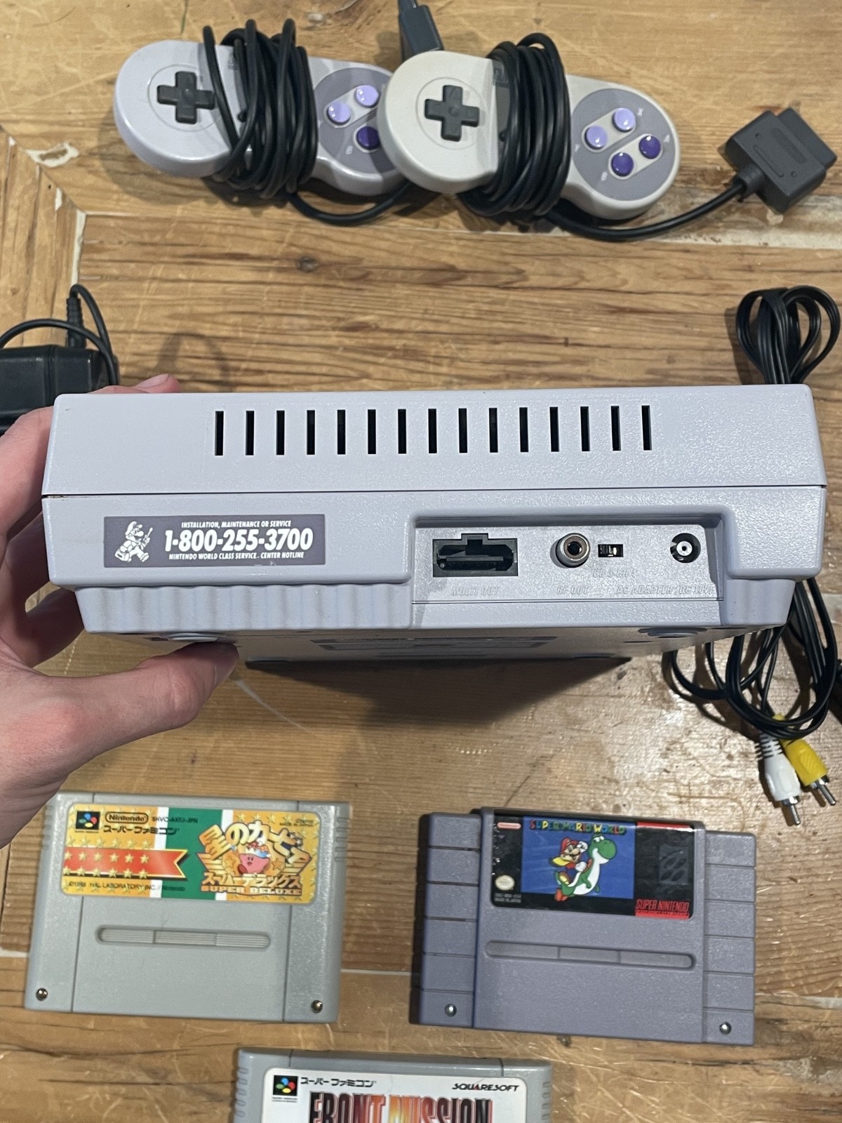 Nintendo SNES Home Console with Games (please read description)