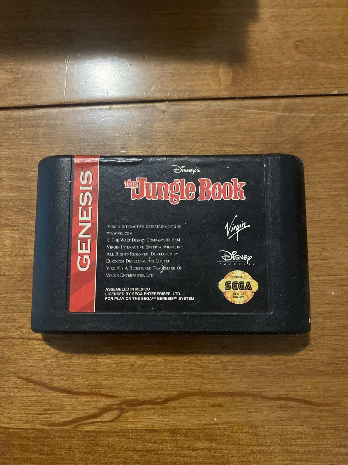 The Jungle Book SEGA Genesis cartridge only