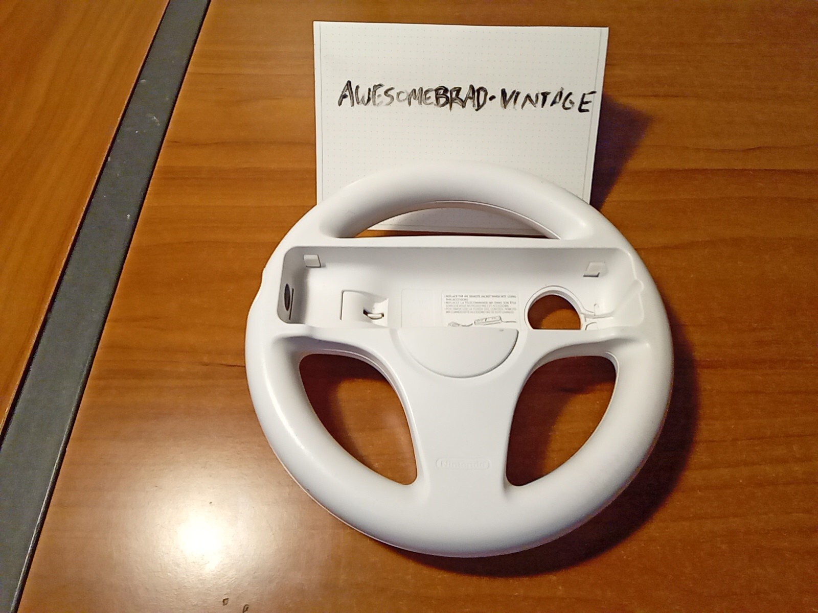 OEM Nintendo Wii Wheel Controller Accessory Attachment RVL-024 *TESTED*
