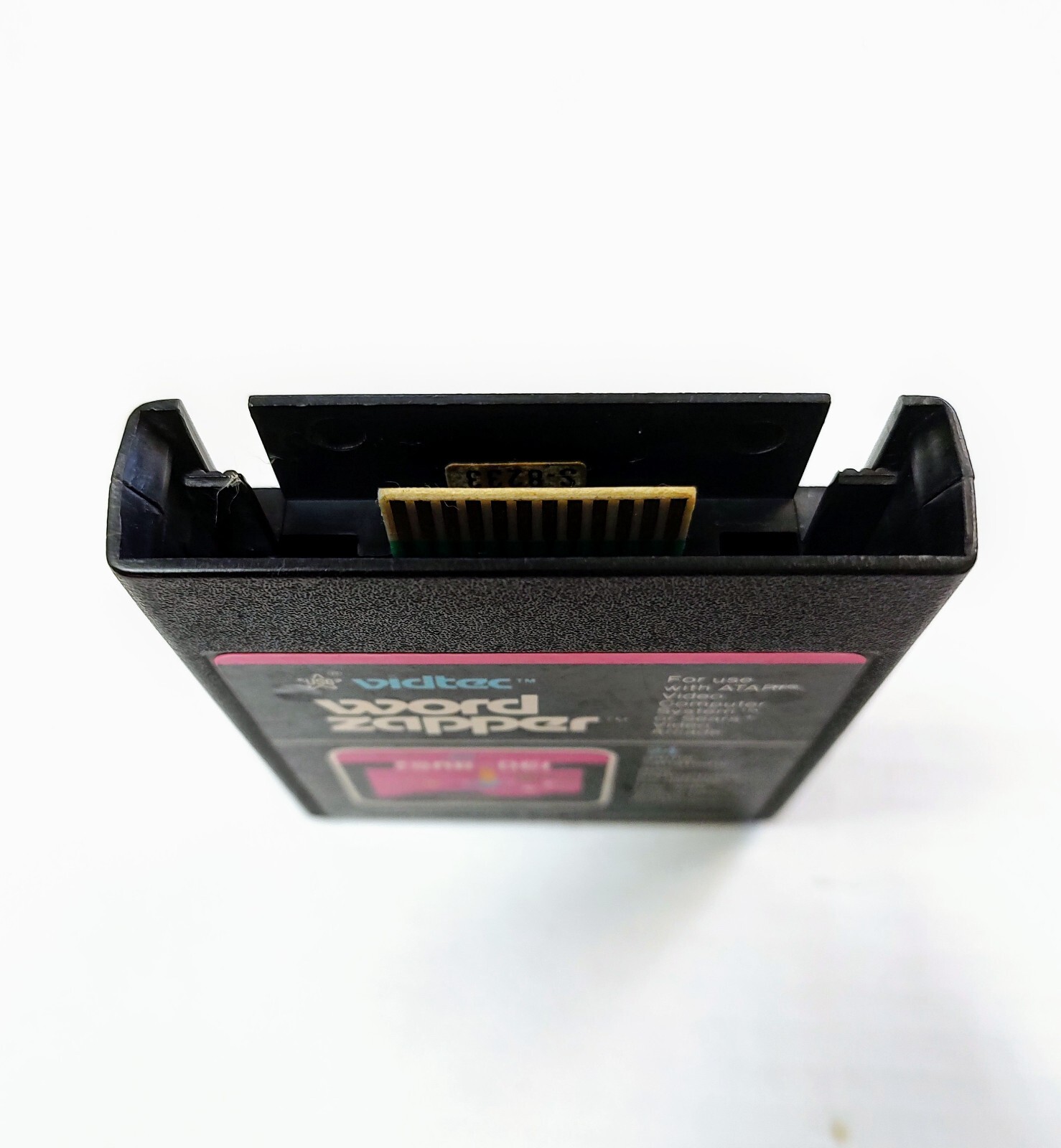 Word Zapper ATARI 2600 Video Game Cartridge Only 1982 By Vidtec Tested (Photos).