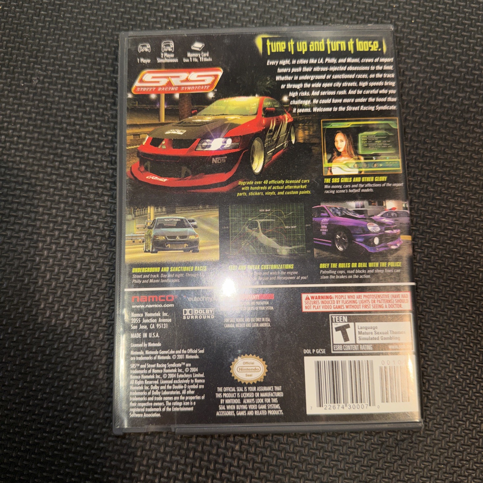 SRS: Street Racing Syndicate (Nintendo GameCube, 2004)