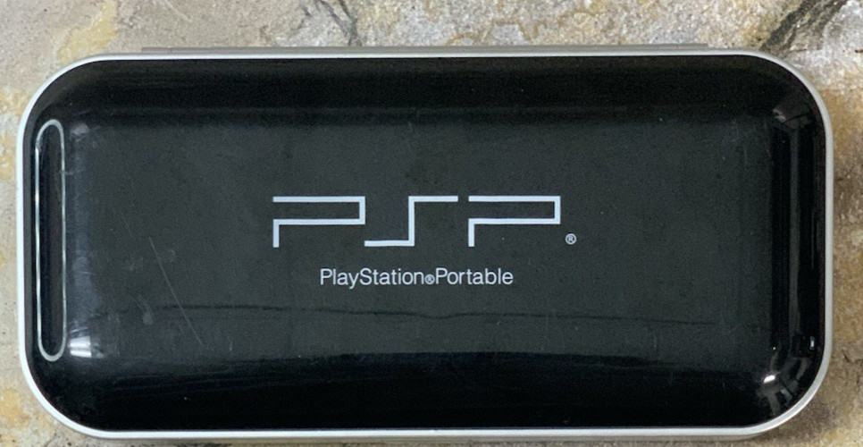 PlayStation Portable Hard Shell Black & Silver w/ UMD & SD Card Slot – Sony PSP