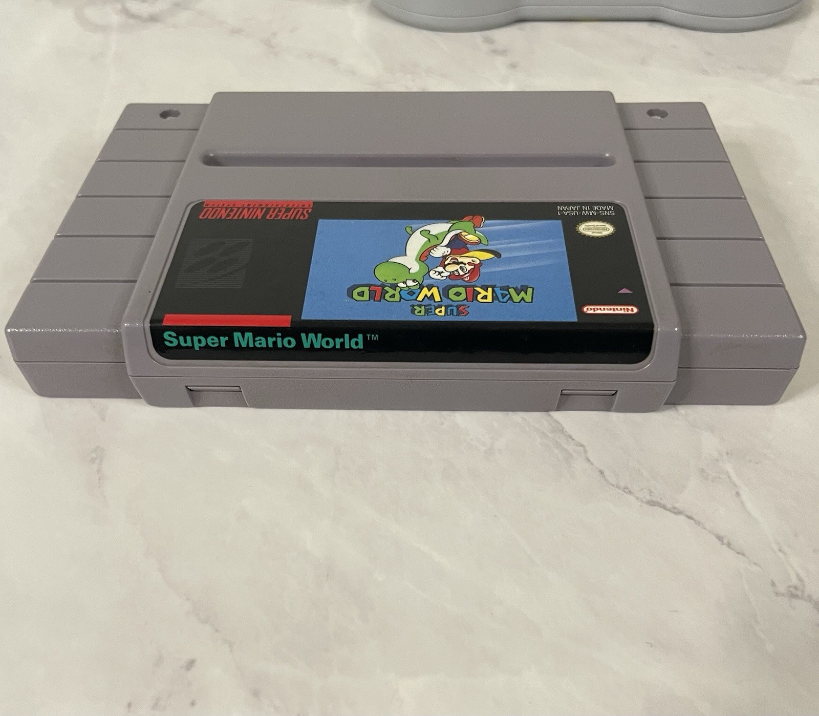 Nintendo SNES Super Nintendo Console SNS-001. Super Mario World And All Cables