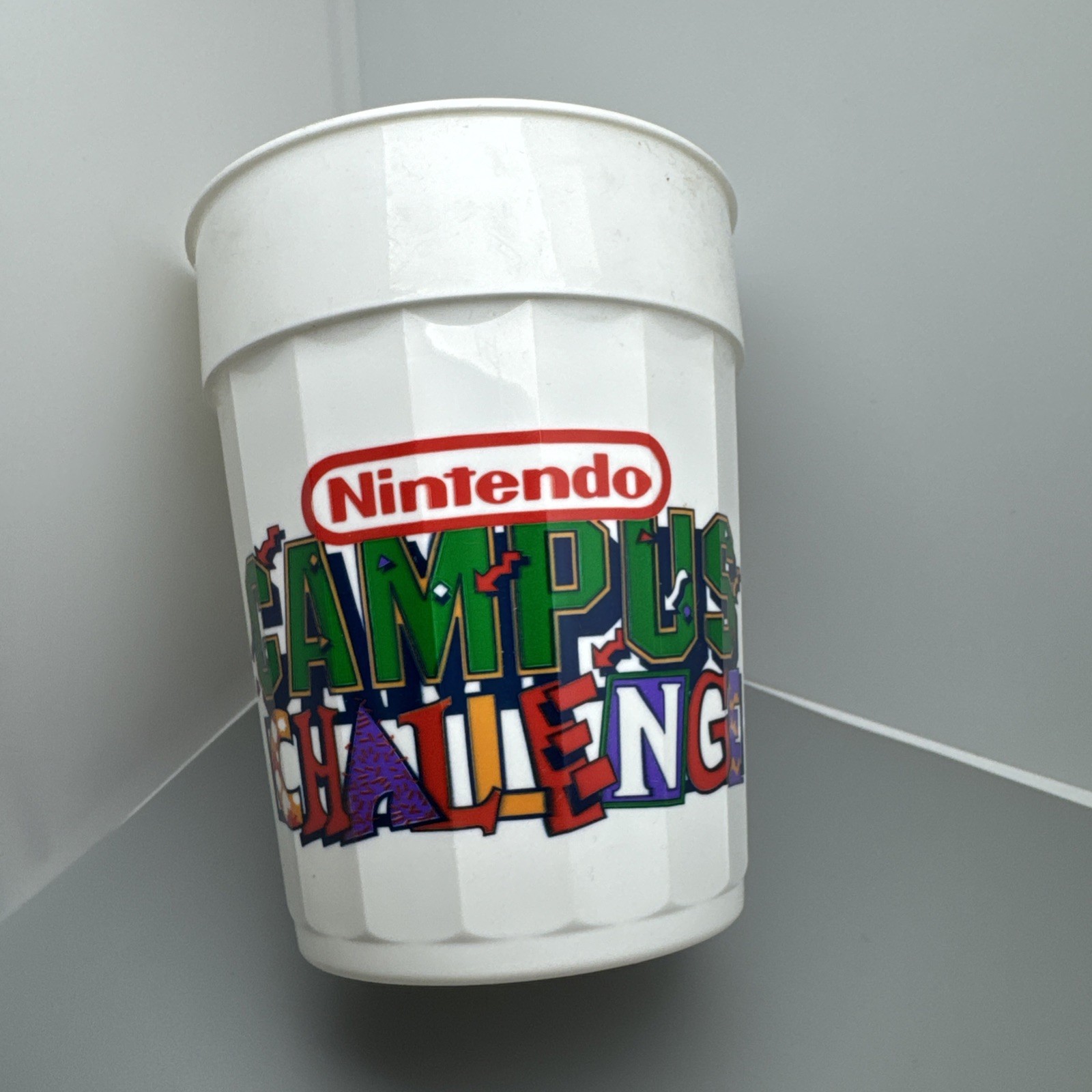 Nintendo Summer Challenge Geo Promotional Retro Plastic Cup