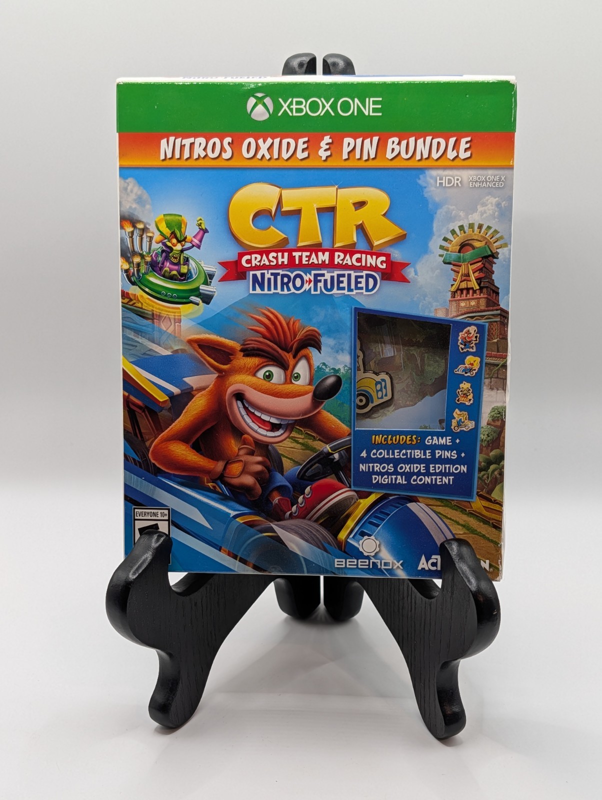 CTR Crash Team Racing Nitro Fueled Nitros Oxide And Pin Bundle Microsoft XboxOne