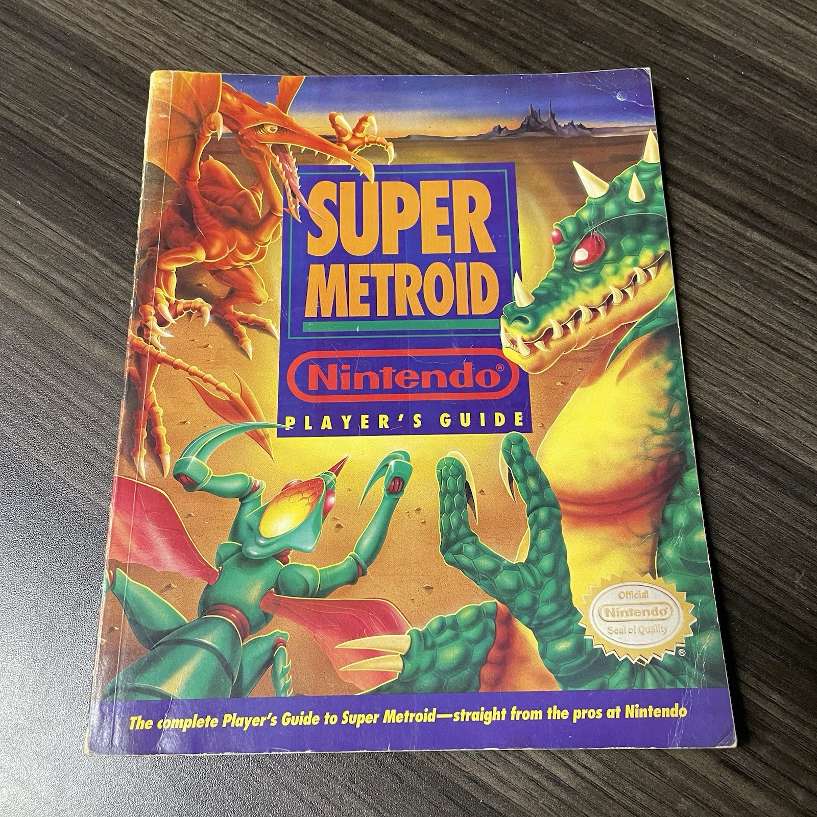 Super Metroid Nintendo Player’s Guide + Fold Out Map