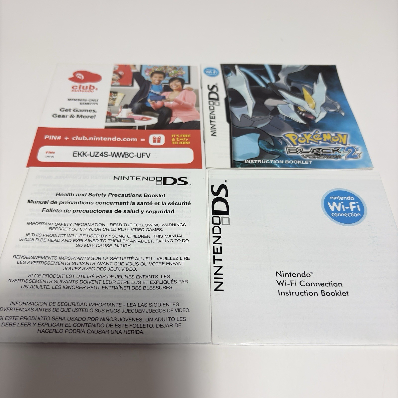 Pokemon Black 2 & White 2 Nintendo DS Both 100% Complete CIB Tested Authentic