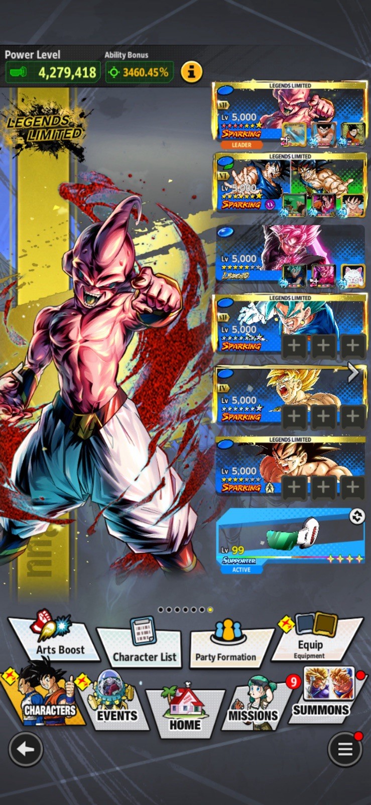 Dragon Ball Legends Endgame Account || New LR Units || Meta PVP Teams ||