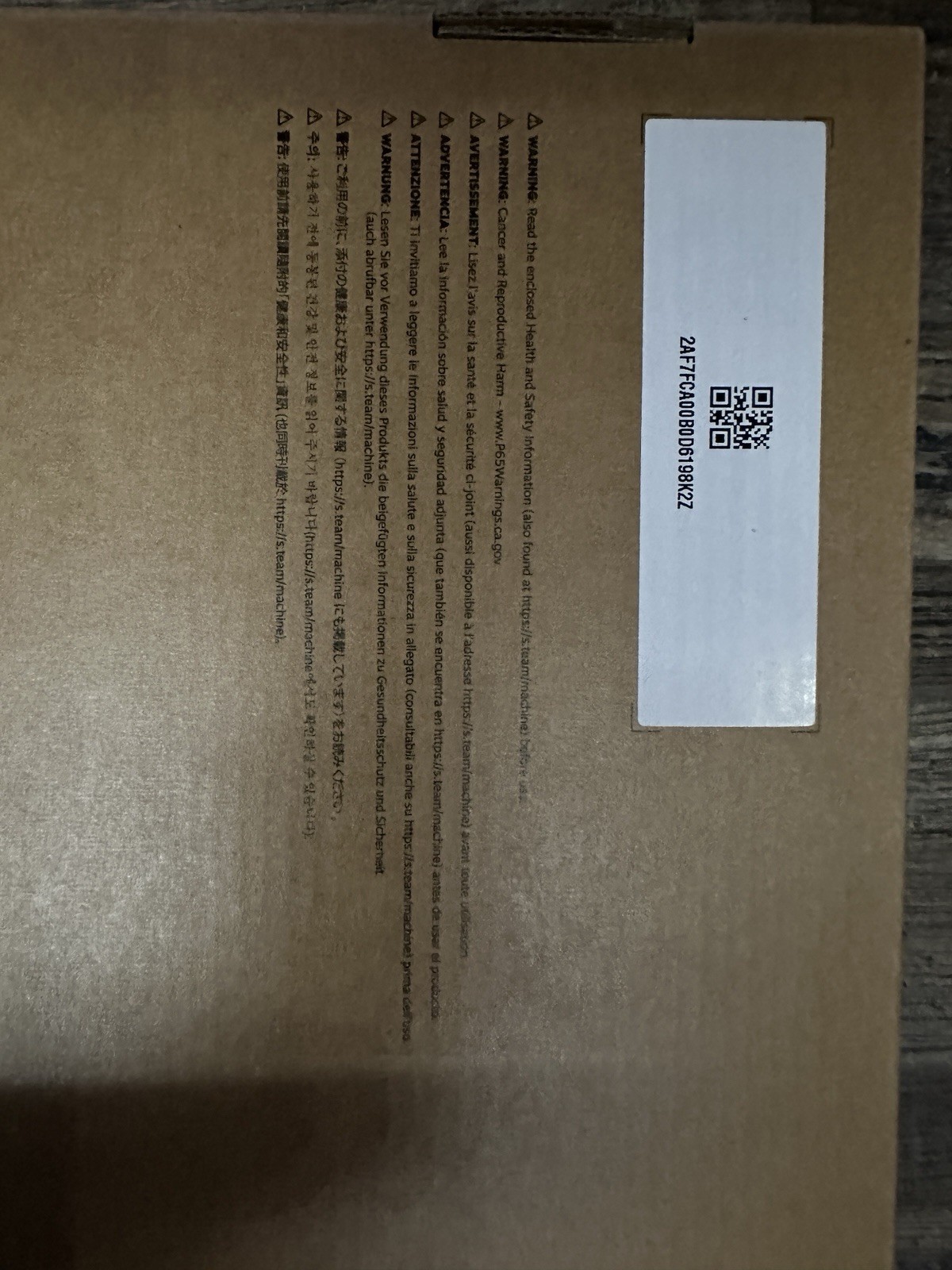 Valve Steam Machine Walnut And Red Faceplates (unopened)