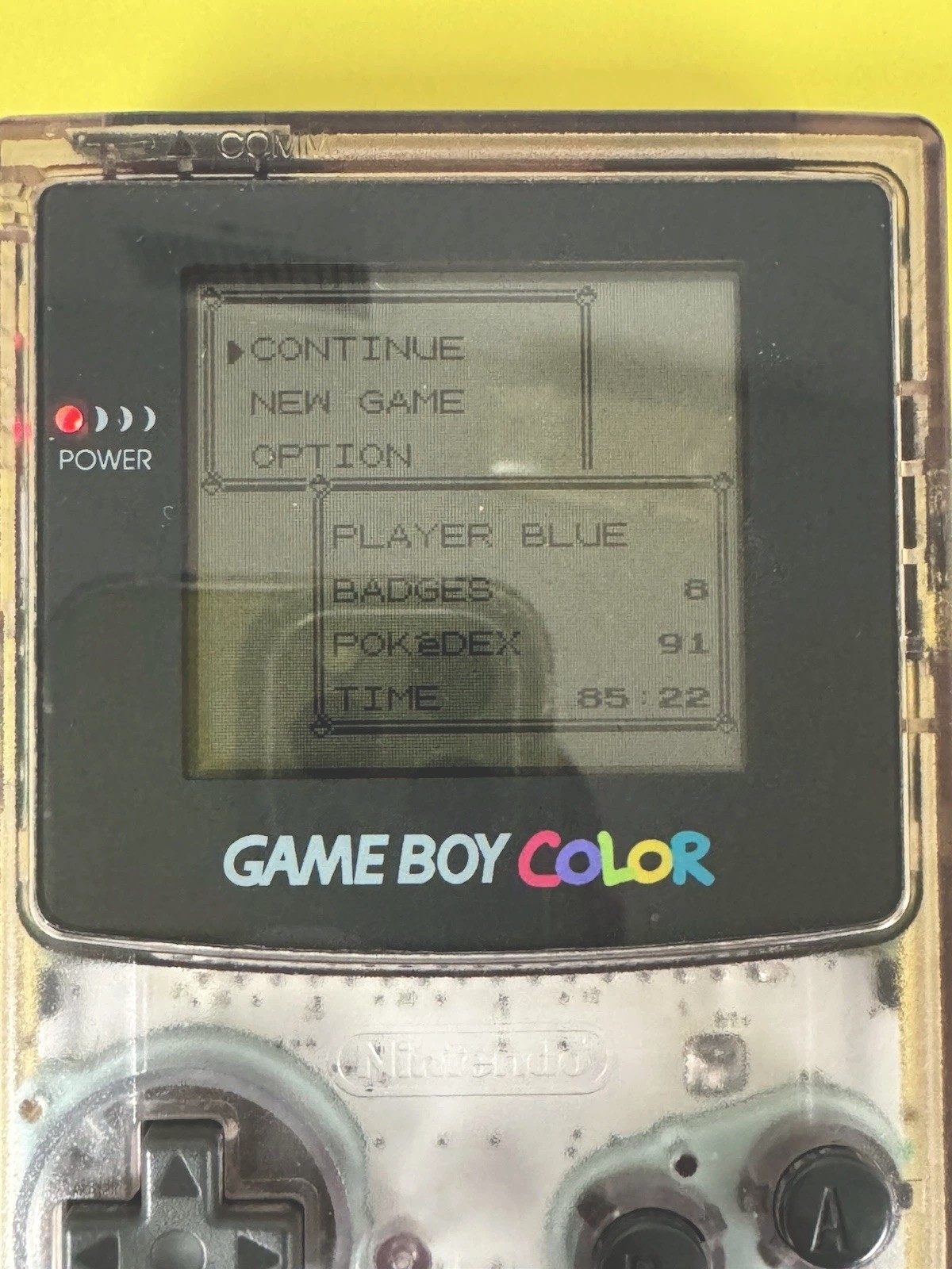 Pokemon Blue Nintendo Gameboy Authentic Cartridge TESTED! WORKS/SAVES