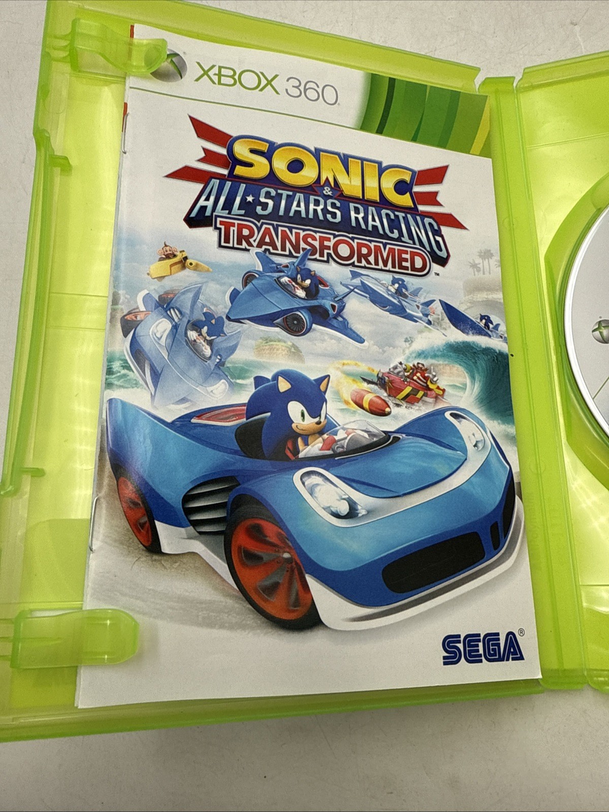 Sonic & All-Stars Racing Transformed Bonus Edition CIB Microsoft Xbox 360 Tested
