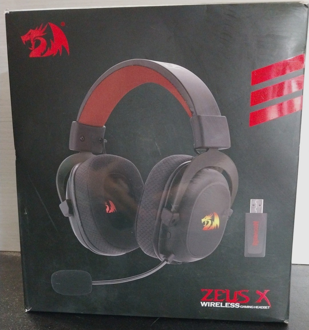 Redragon Zeus X RED-H510-RWBK Wireless RGB Gaming Headset Black