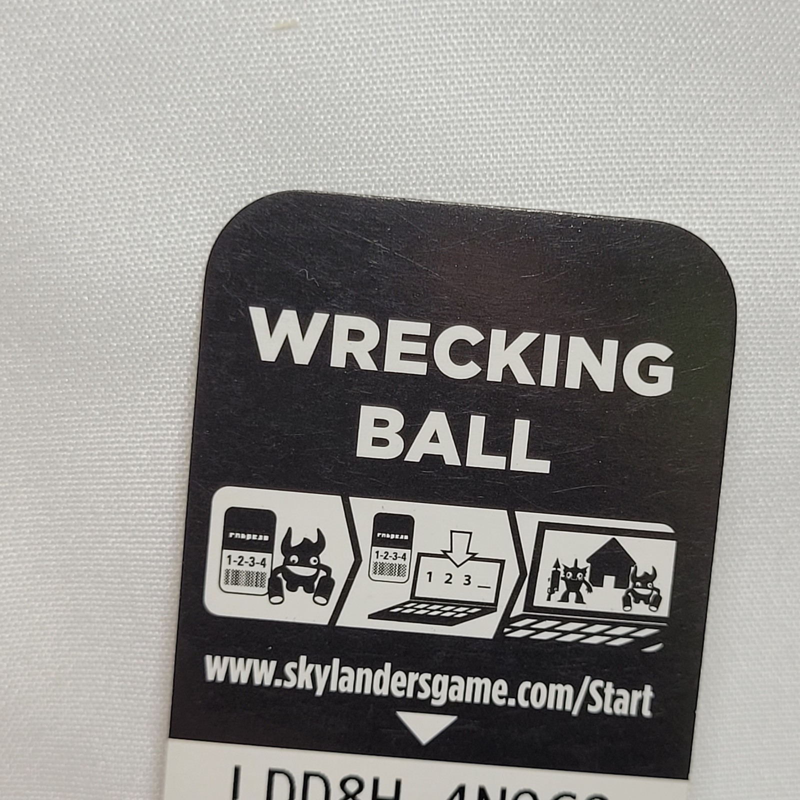 Skylanders Spyro’s Adventure WRECKING BALL Figure-Trading Card-Stickers-Web Code