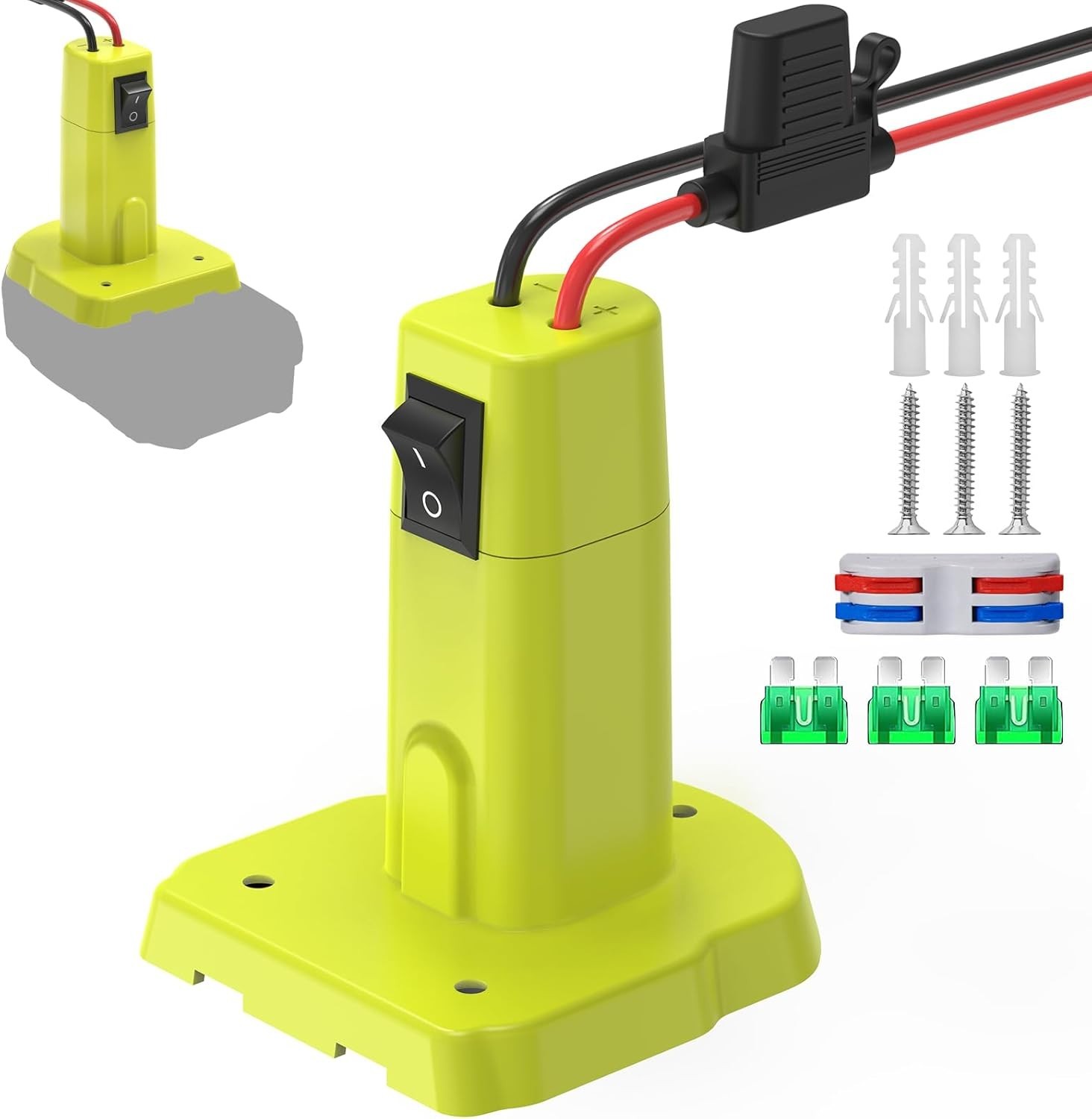1-Pack Ryobi 18V Battery Adapter: Ultimate Converter for DIY RC Toys & Robotics