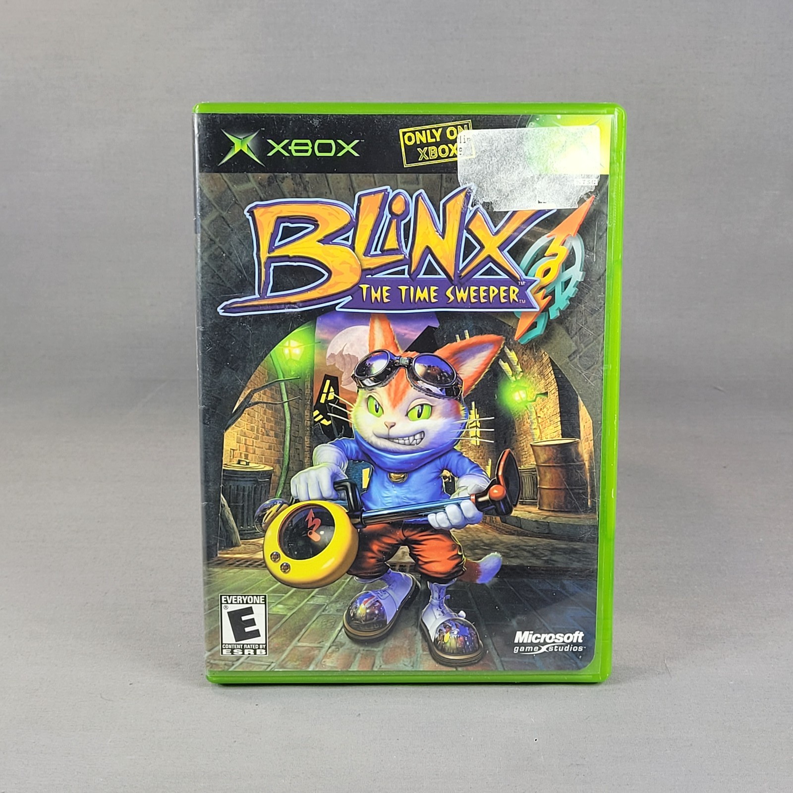 Blinx The Time Sweeper Microsoft Xbox Original Classic Action Adventure Game CIB