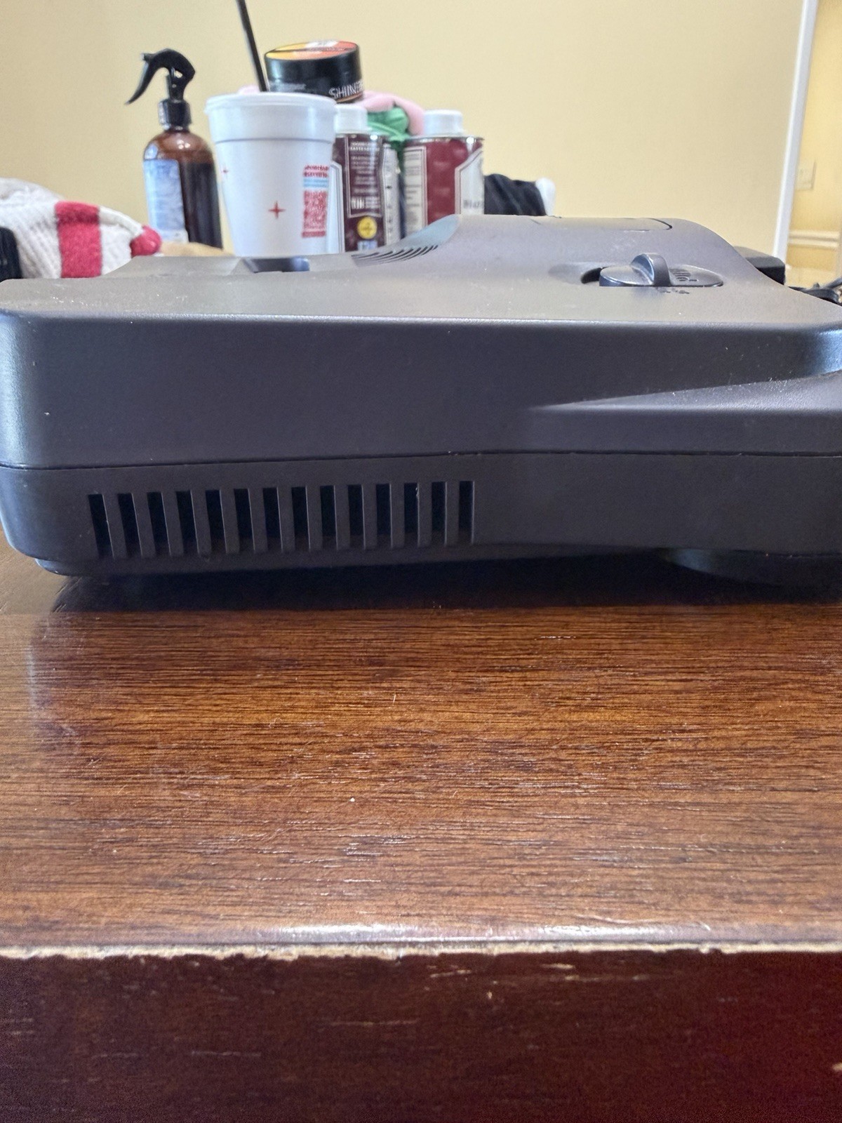 Nintendo 64 N64 Charcoal Console – TESTED – OEM Power AV Jumper Pak