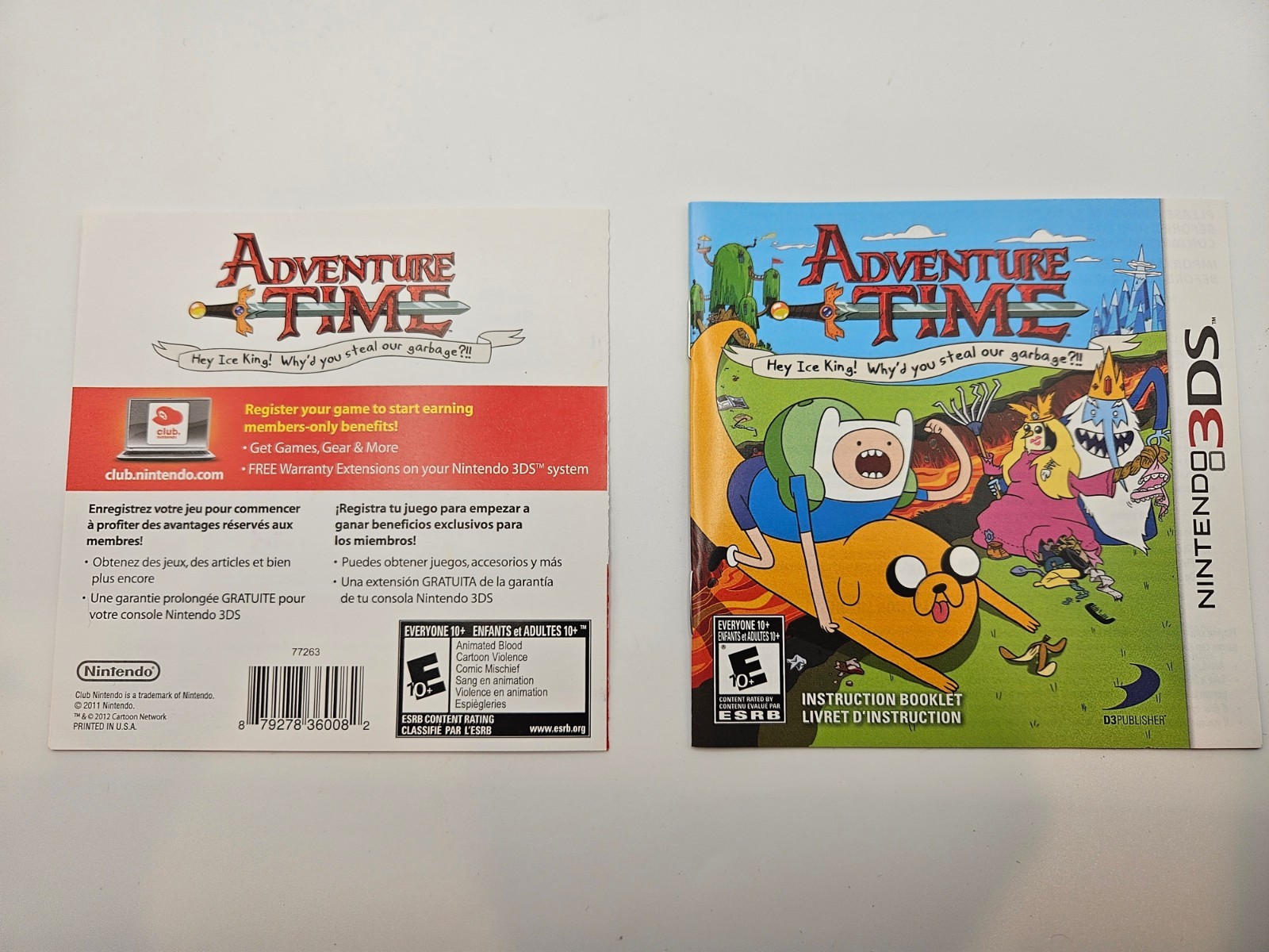Adventure Time: Hey Ice King Why’d You Steal Our Garbage Nintendo 3DS – Tested