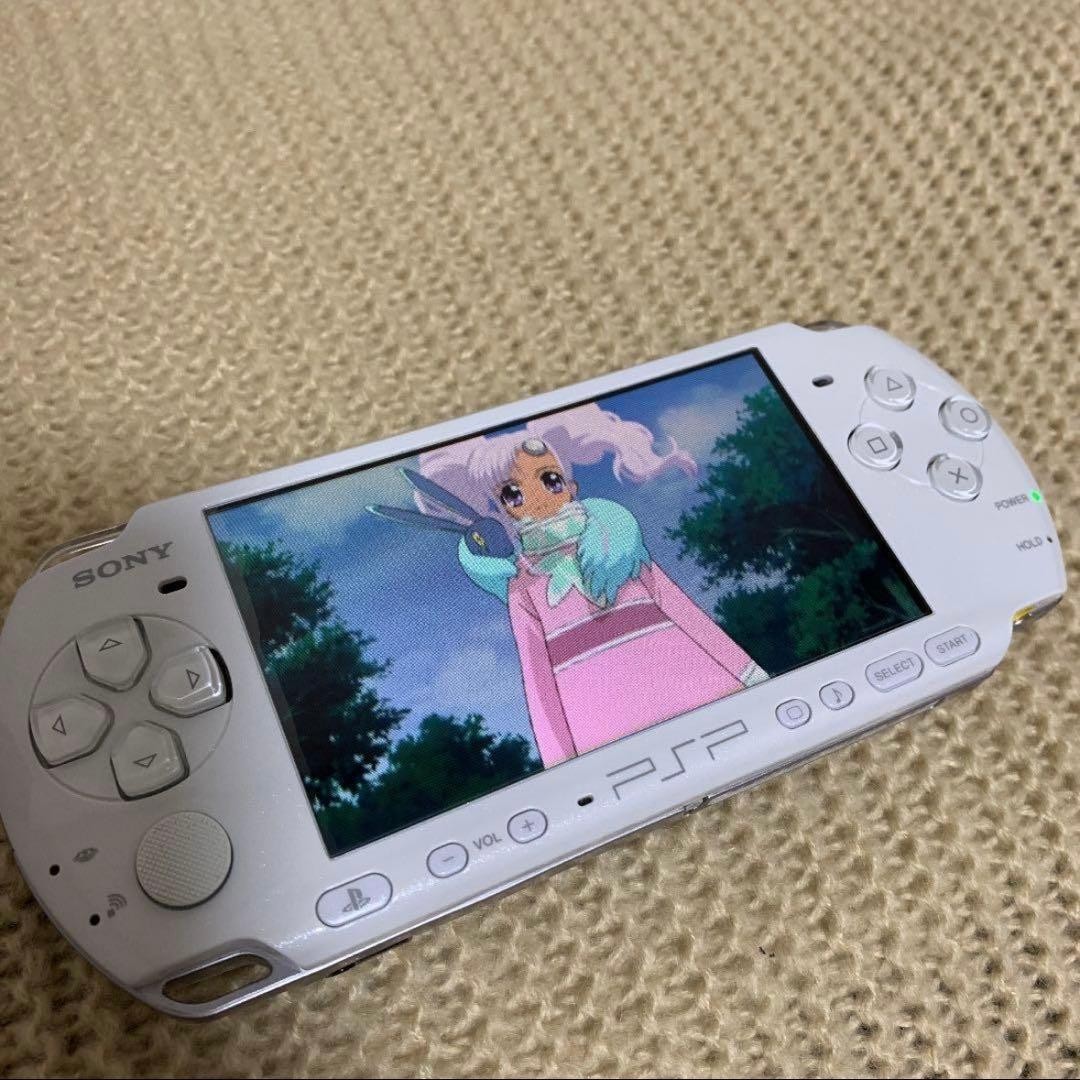 Excellent Sony PSP 3000 Pearl White Tested