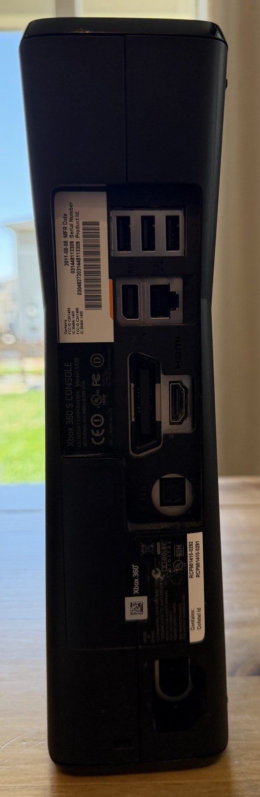 Microsoft Xbox 360 Kinect 4GB Black Game Console Open Box