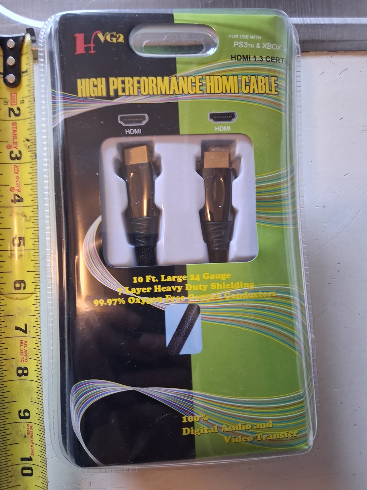 10FT HDMI High Performance Gold Plated Cable Cord PS3 XBOX 360