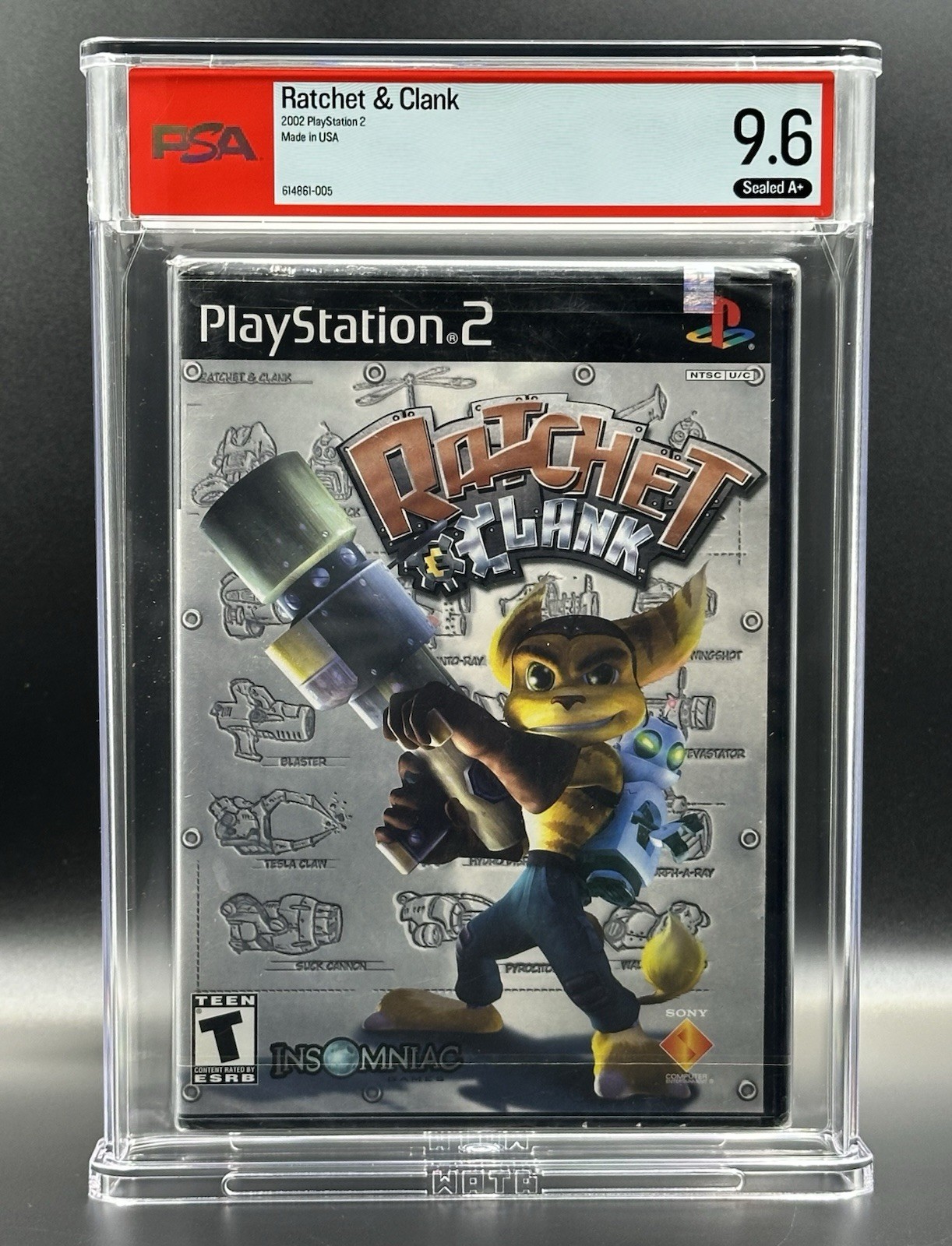 Ratchet & Clank • PSA 9.6 A+ • 1st Print • PlayStation 2