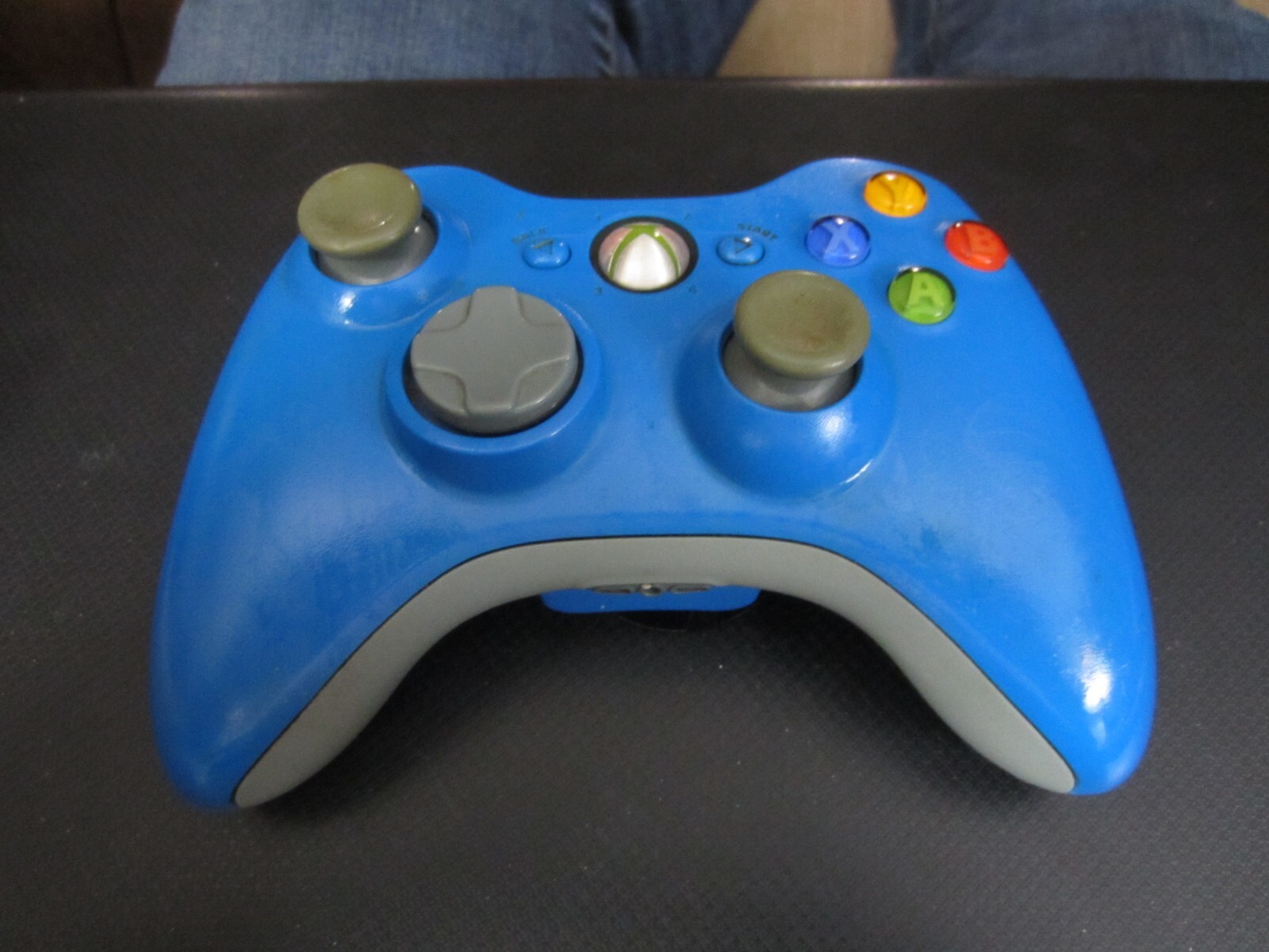Turquoise Blue Xbox 360 Wireless Game Controller