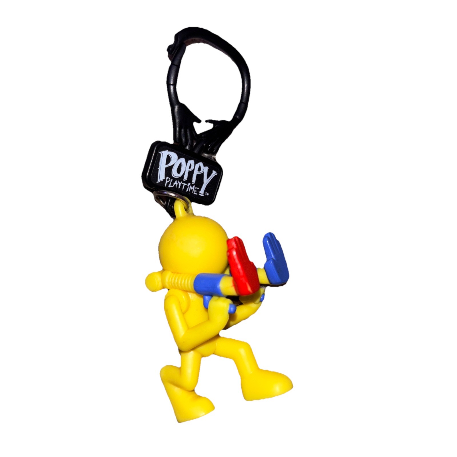 Poppy Playtime “The Player” Collectible Keychain Toy Bag Clip Yellow Phatmojo
