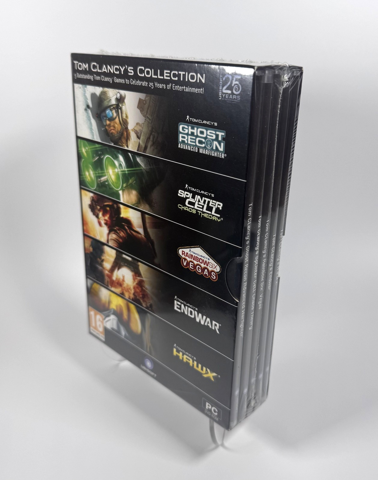 Tom Clancy’s 5‑Game PC Collection • Factory Sealed • PEGI‑16 • Region-Free