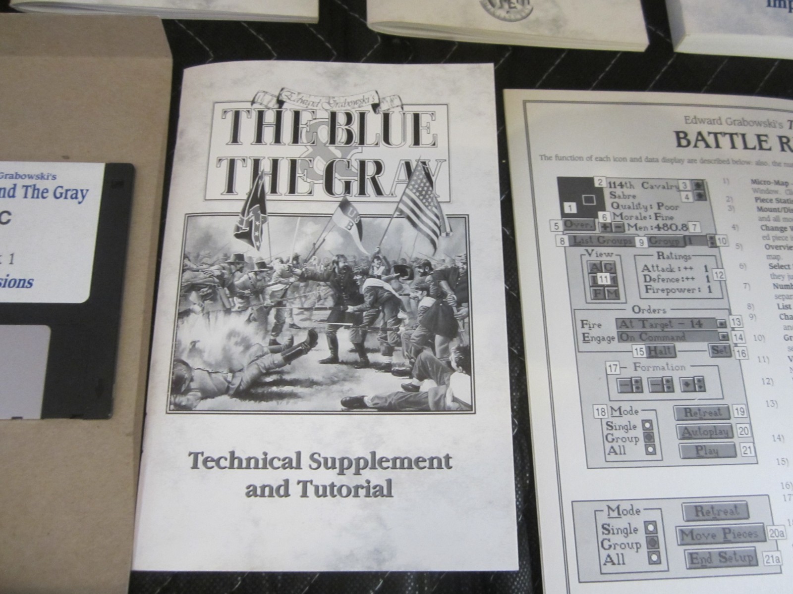 Edward Grabowski’s The Blue and The Gray Civil War PC Game Impressions 1993 3.5″