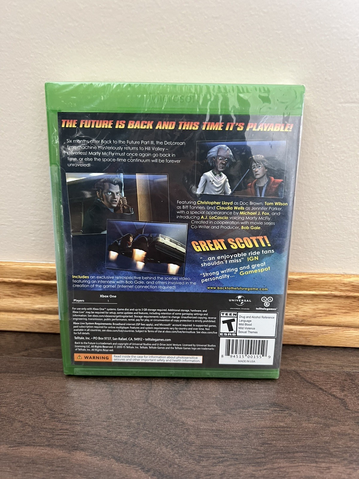 Back to The Future: The Game 30th Anniversary Edition Xbox One SEALED BRAND NEW