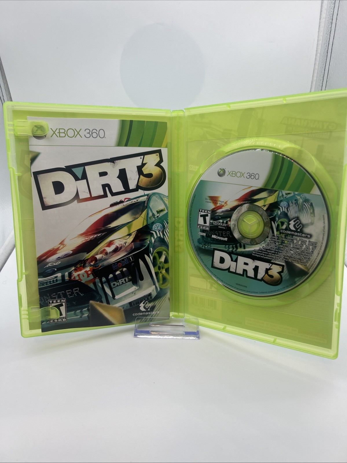 Dirt 3 Microsoft Xbox 360 Complete in Box (CIB) 2011 Tested Working Clean Disc