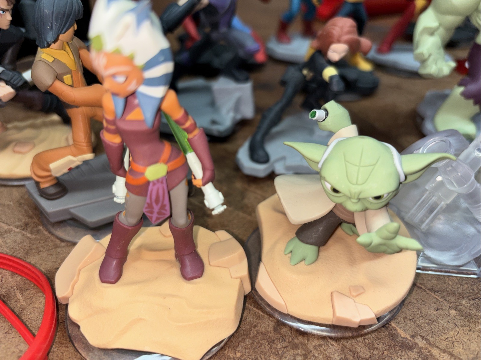 Disney Infinity Stars Wars Marvel Super Heroes Lot Power Discs 29 Pieces EUC