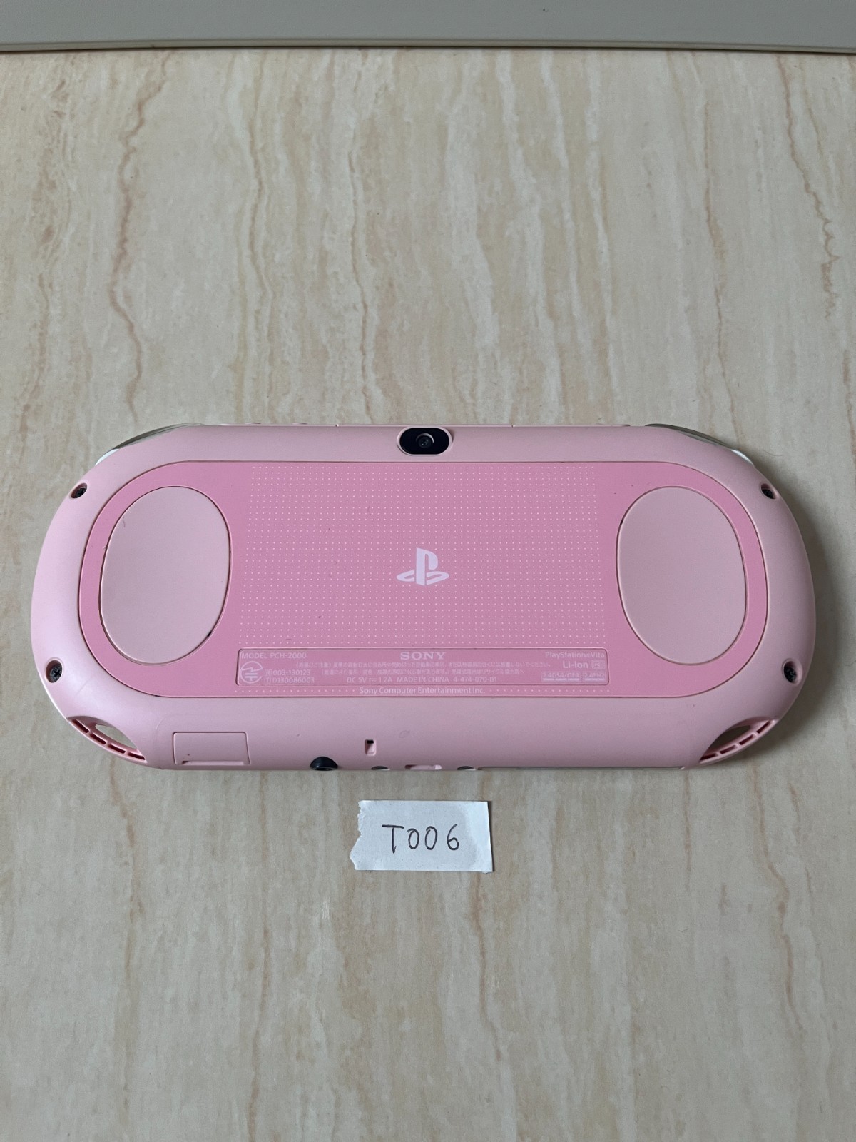Excellent PS Vita Light Pink White PCH 2000 ZA19 Console only PSV Slim T006
