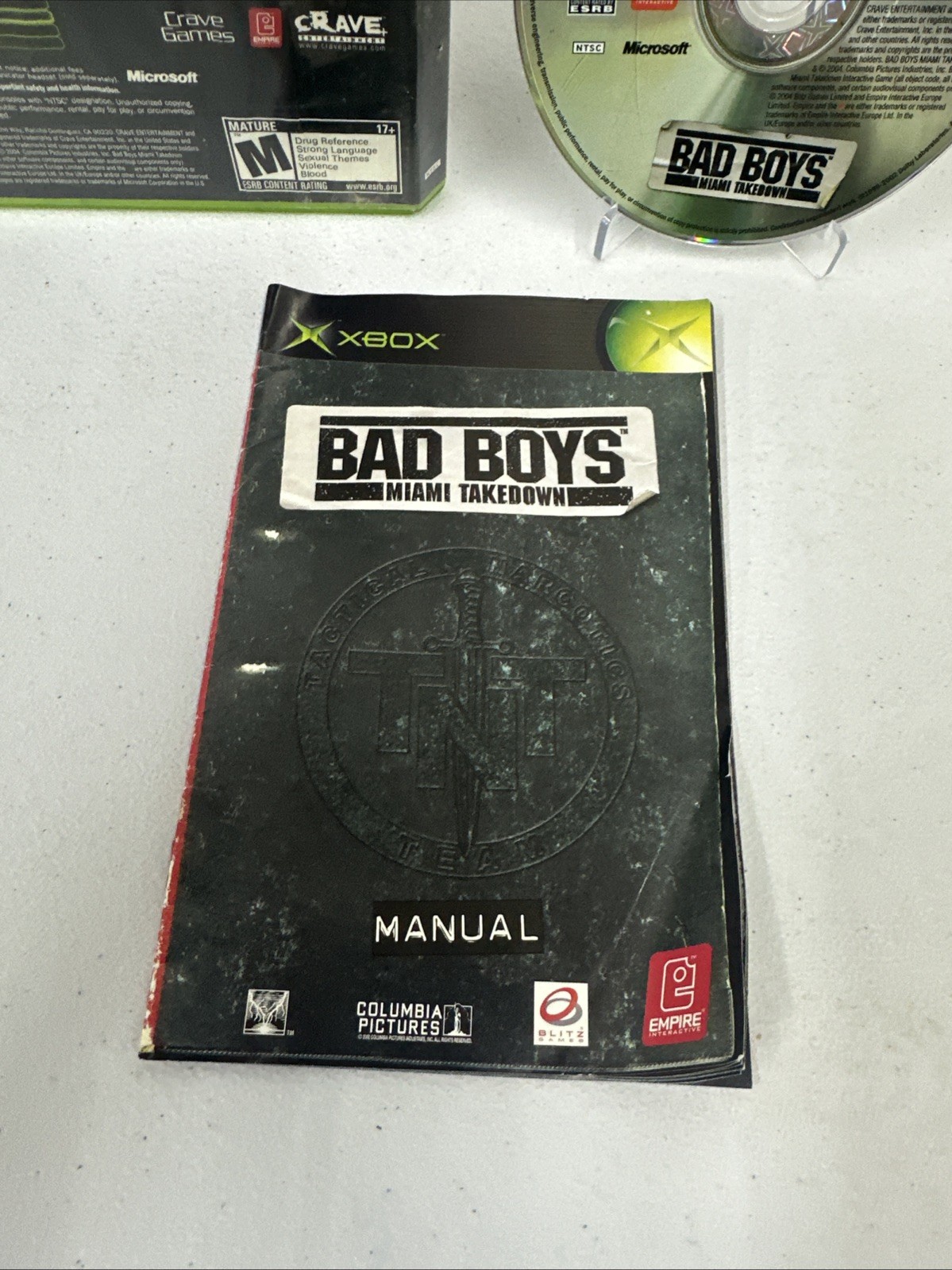 Bad Boys: Miami Takedown (Microsoft Xbox, 2004) Complete