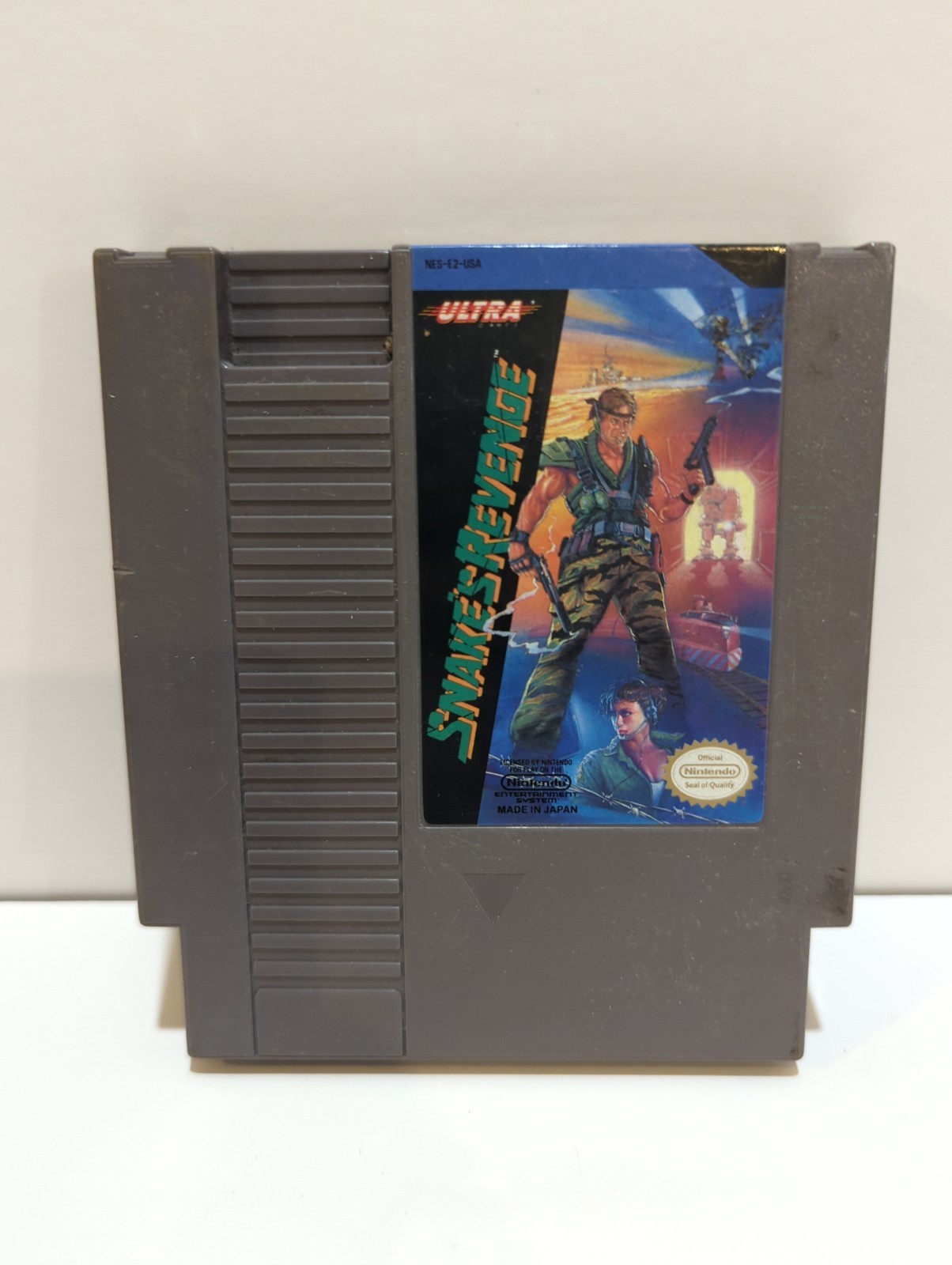 Snake’s Revenge (Nintendo, NES) Cartridge, tested. Metal Gear Series.