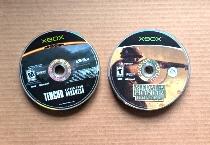 Xbox Loose Game Lot Of 24 Untested Condition Varies Scratches