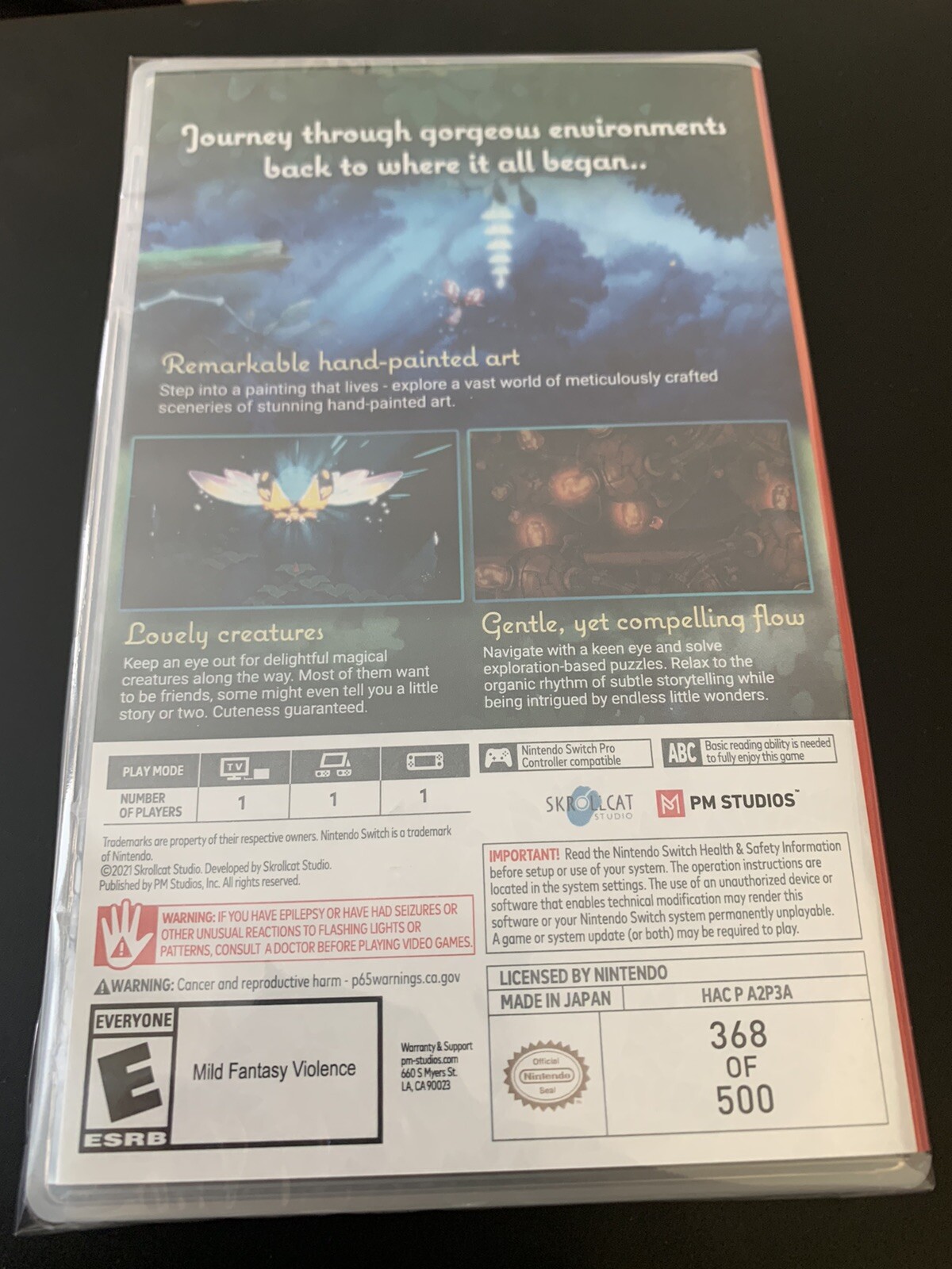 PAX WEST 2022 Hoa Switch Foil Variant (Nintendo Switch, 2021) Limited 500 RARE