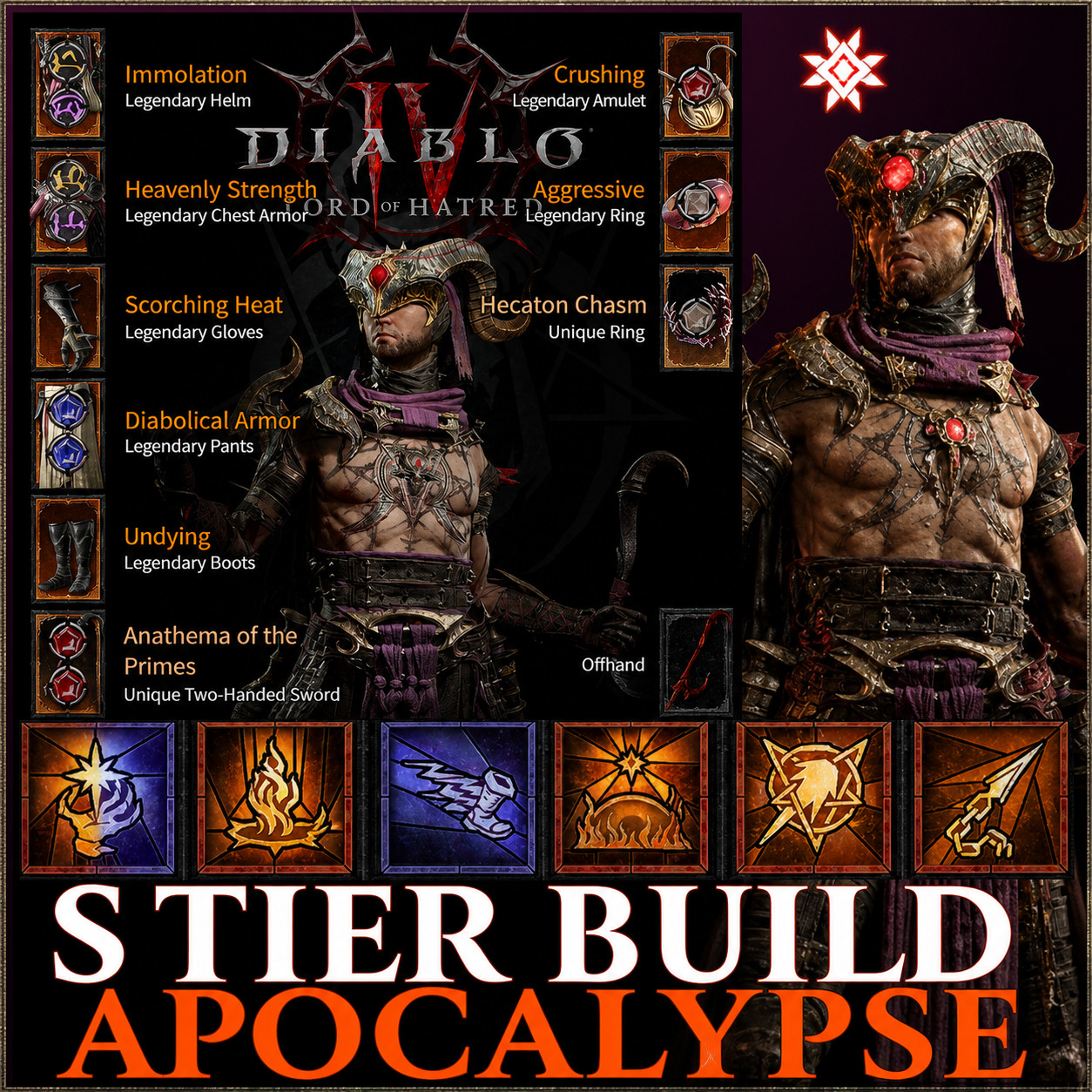 Diablo 4 Lord of Hatred ⚔️S+ TIER BUILD⚔️ APOCALYPSE ENDGAME BUILD D4 SEASON 13