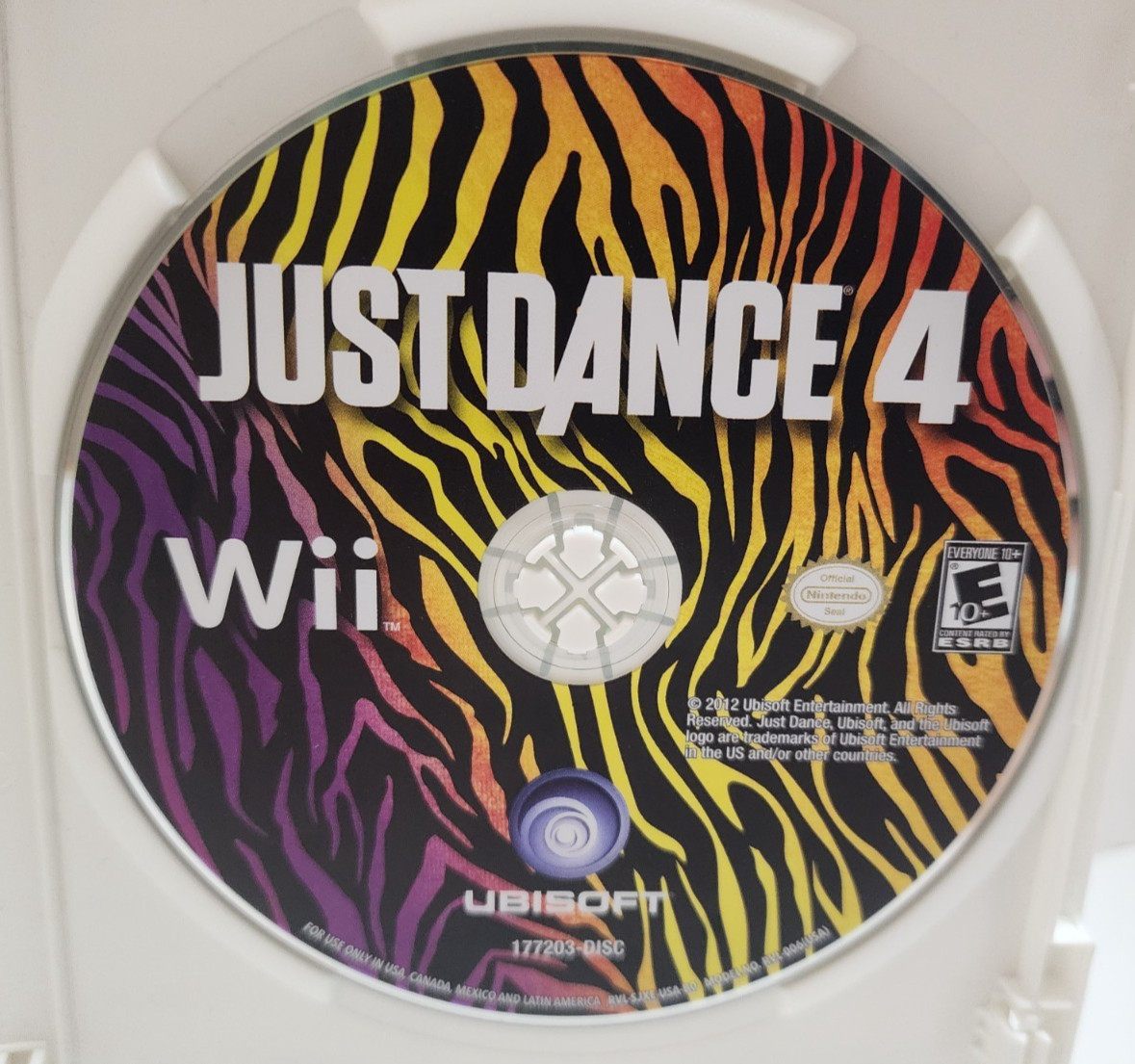 Just Dance 4 Ubisoft Nintendo Wii Game Complete CIB Tested Working READ