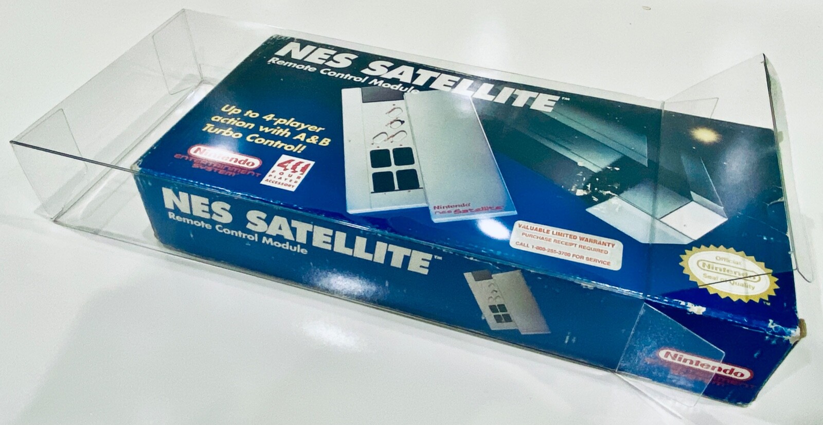1 Box Protector for the NES Satellite Box! See pictures! Custom Display Case