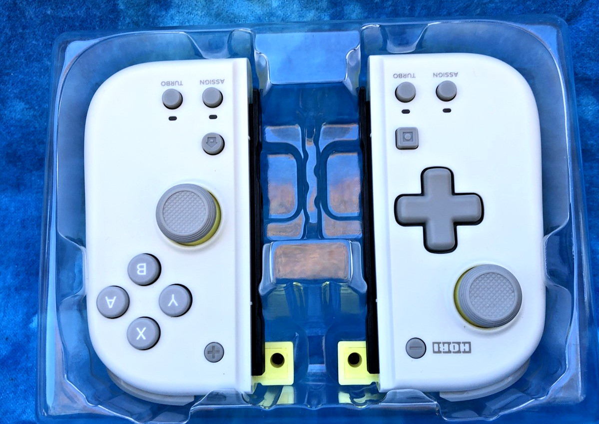 NIB Nintendo Switch Split Pad Compact Controller Light Gray/Yellow