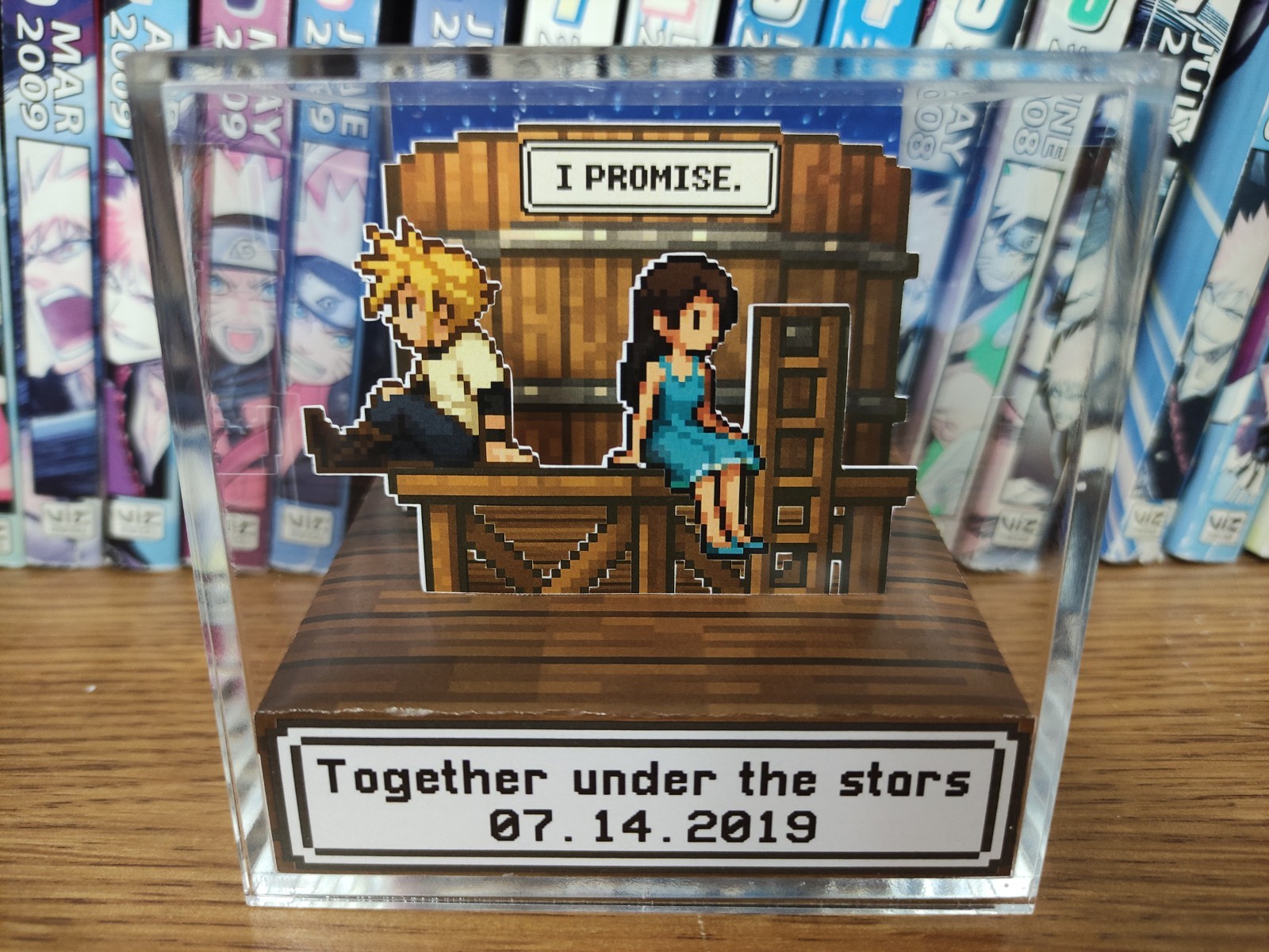 Final Fantasy Cloud Tifa Anniversary CLOTI Diorama Cube – Water Tower Fan Art
