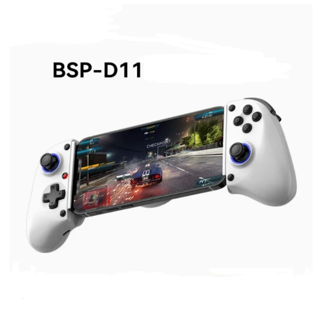 BSP-D11 Stretching Mobile Gaming Controller For Android/IOS/TABLET BLACK/WHITE