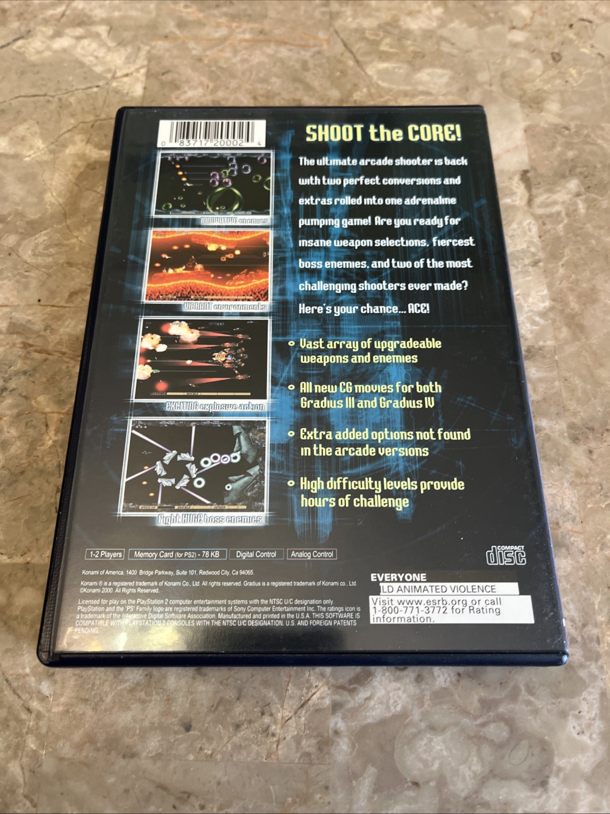 Gradius III and IV Sony PlayStation 2 CIB w/ Manual PS2