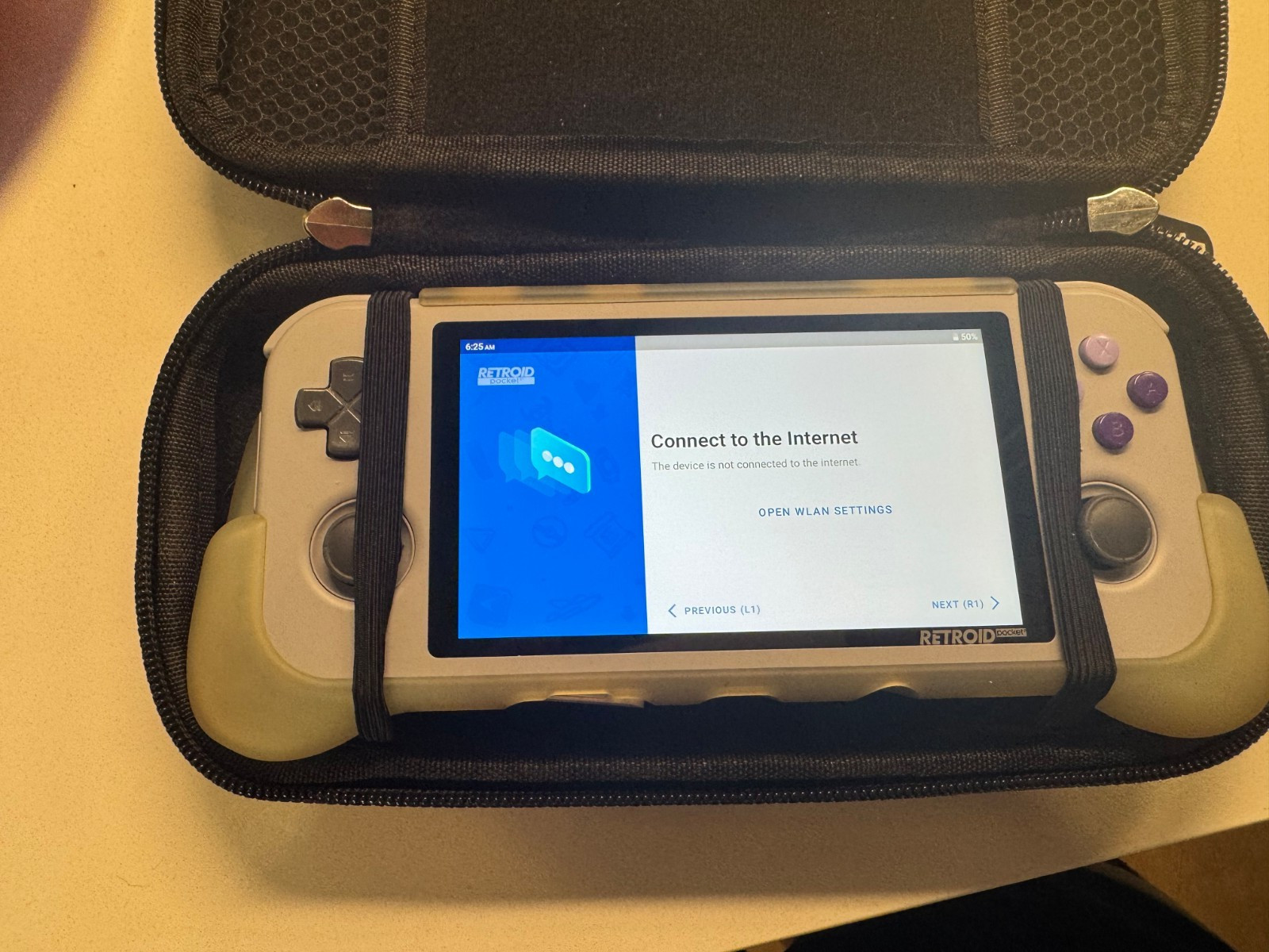 Retroid Pocket 3 plus w/ Official Grip, two different cases, extras (Very Good)